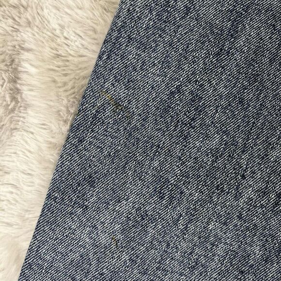 Levis 505 Mens Size 40x26.5 Medium Wash Distressed Stain Straight Jeans Grunge - Picture 10 of 13